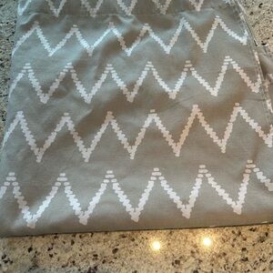 Bed Bath & Beyond Gray and White Zigzag Shower Curtain